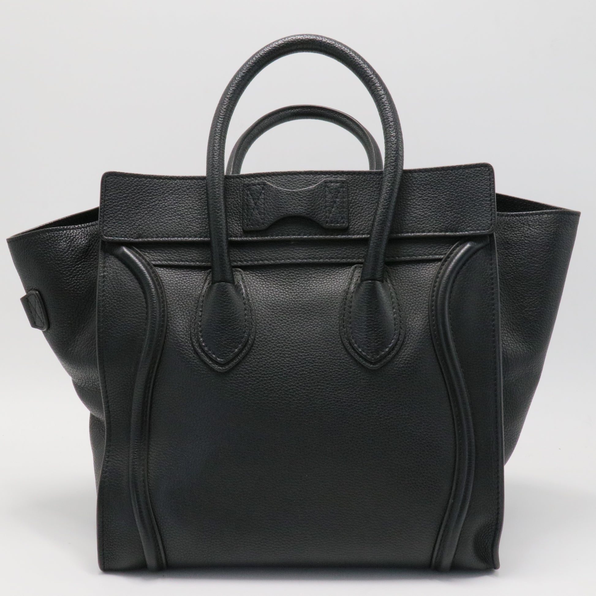 Luggage Bag Smooth Leather Micro