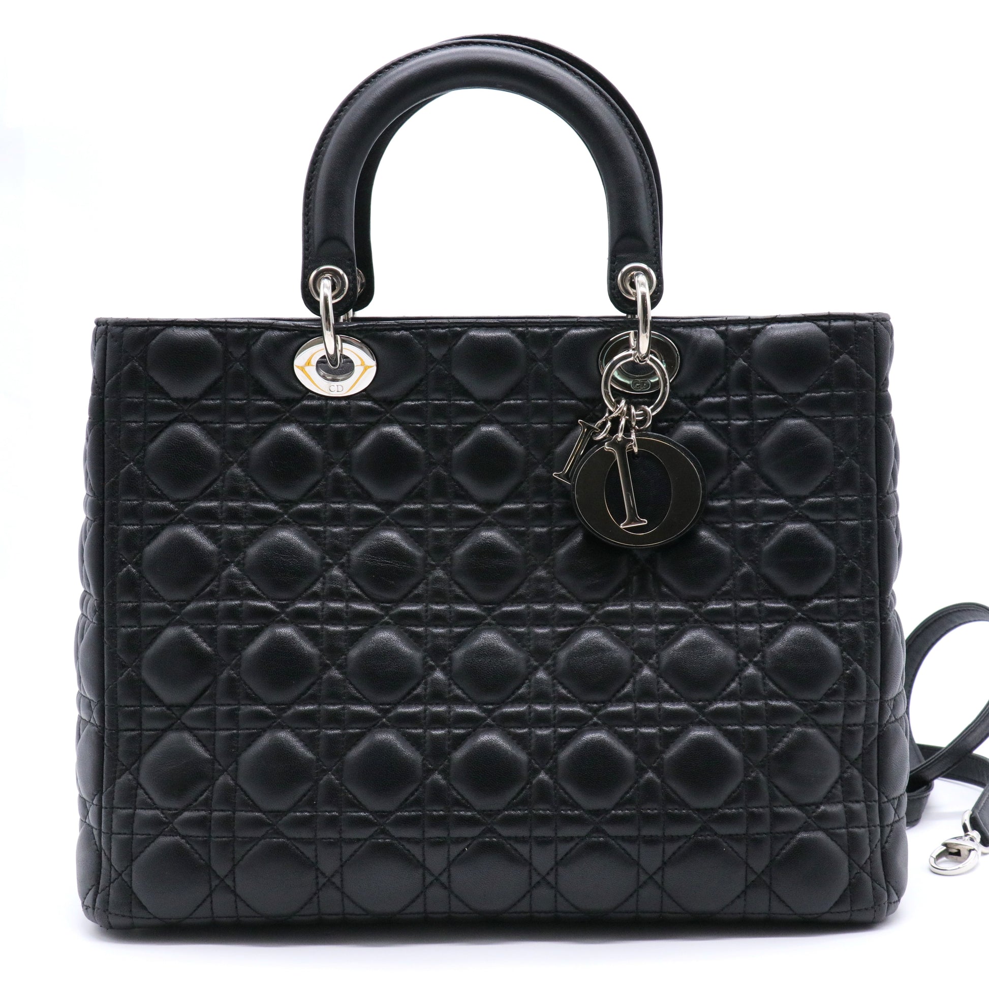 Lambskin Cannage Lady Dior Black