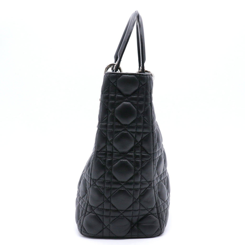 Lambskin Cannage Lady Dior Black