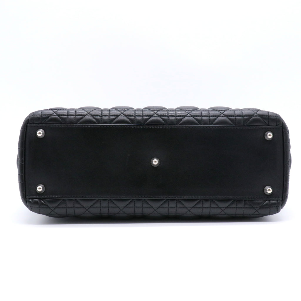 Lambskin Cannage Lady Dior Black