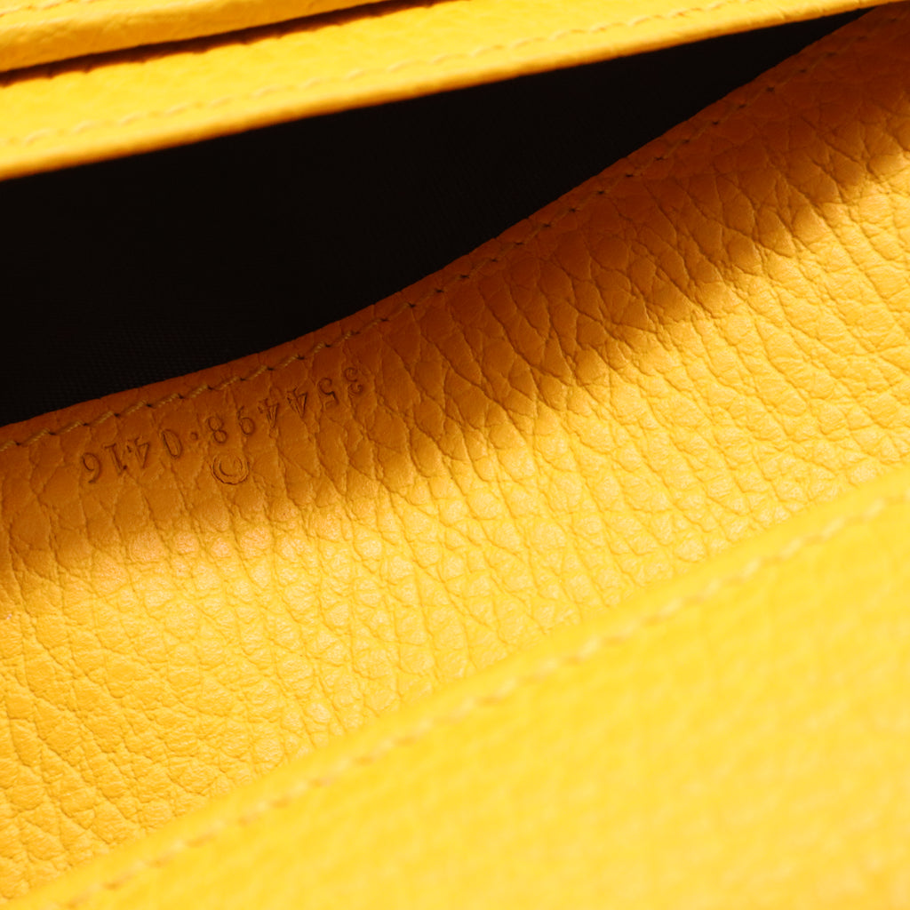 Gucci Yellow Wallet W21080