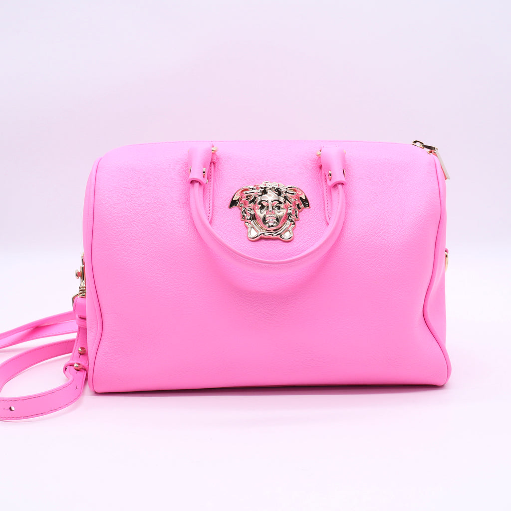 Calfskin Palazzo Duffle Bag Pink Twins LDJ3359