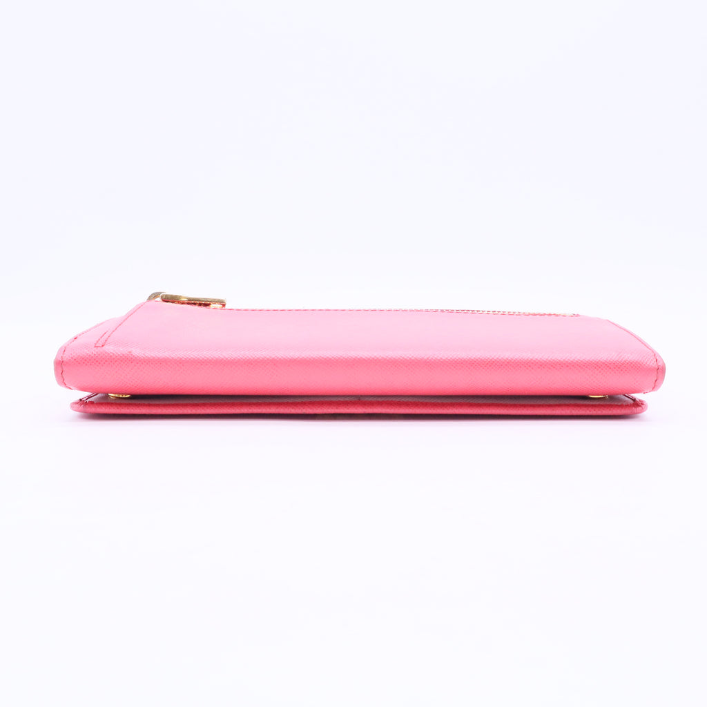 Saffiano Lux Leather Continental Wallet W20055