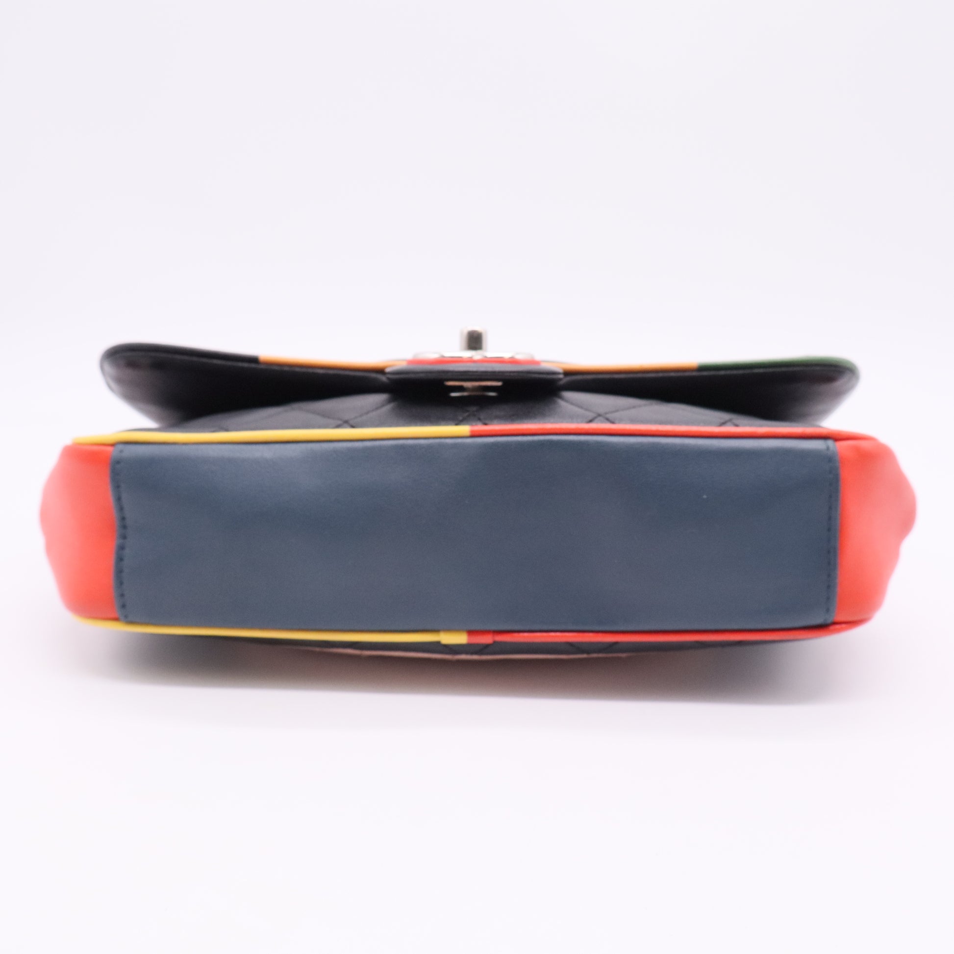 Cuba Color Flap Bag Quilted Lambskin Small