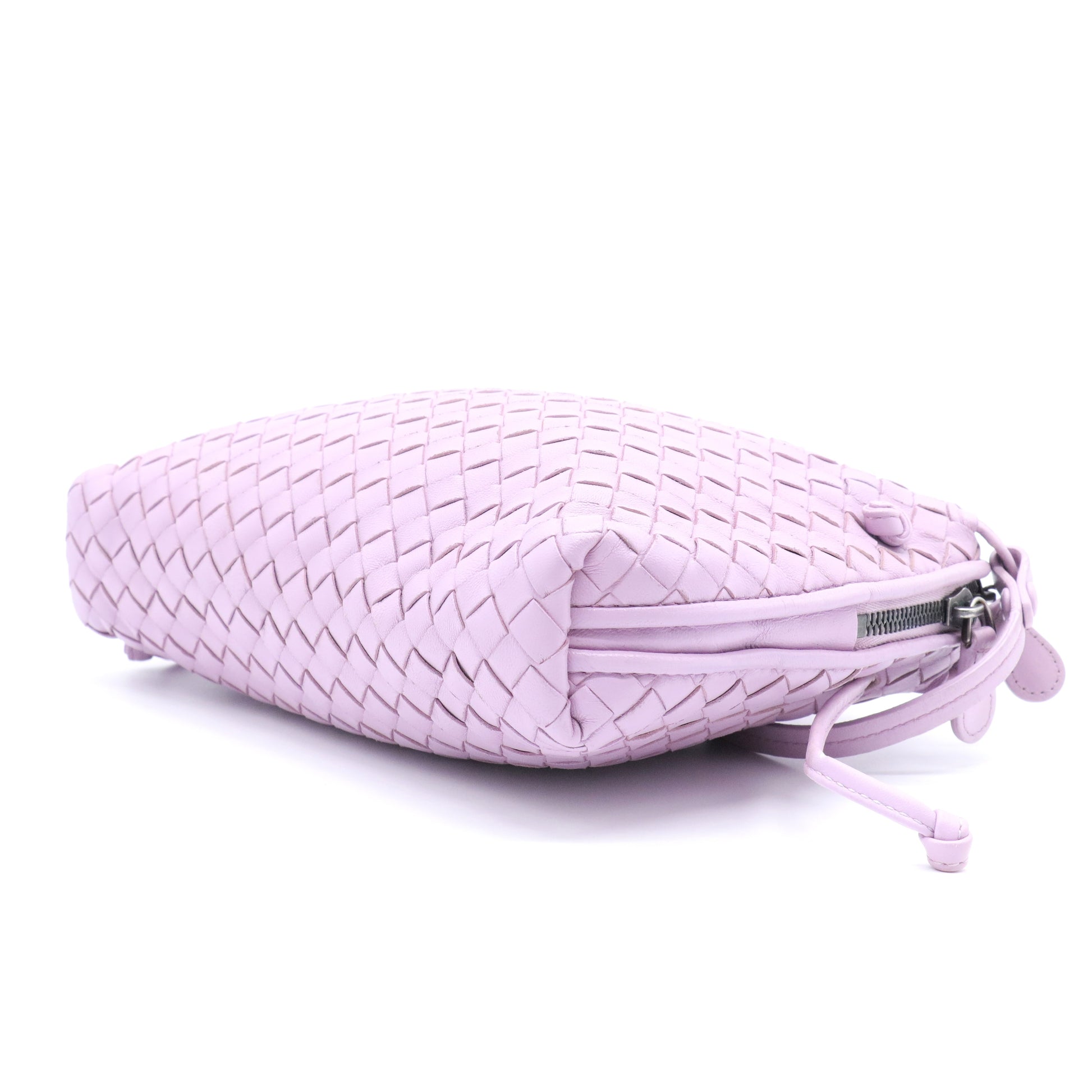 Nappa Intrecciato Pillow Crossbody Messenger Parme
