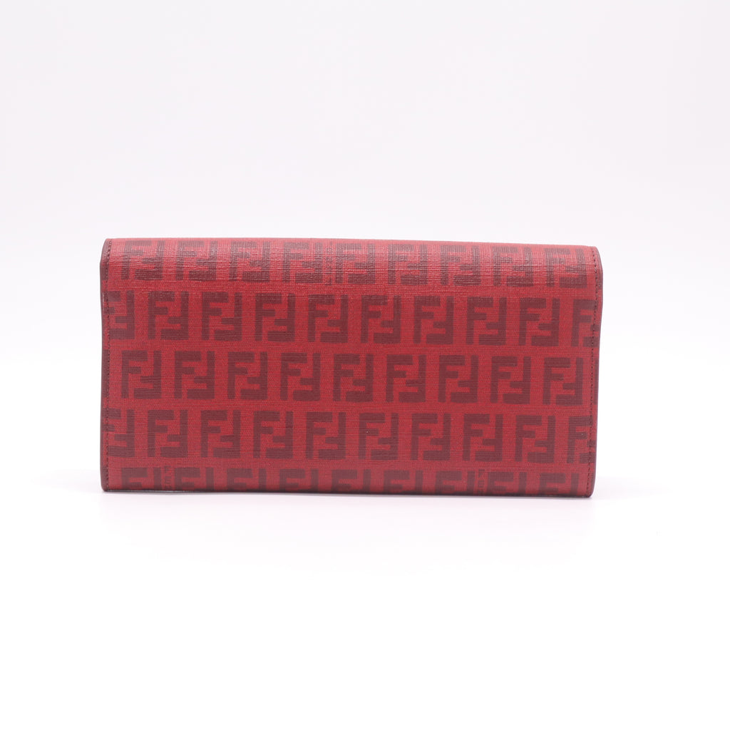 Fendi Zucchino Flap Continental Wallet W22209