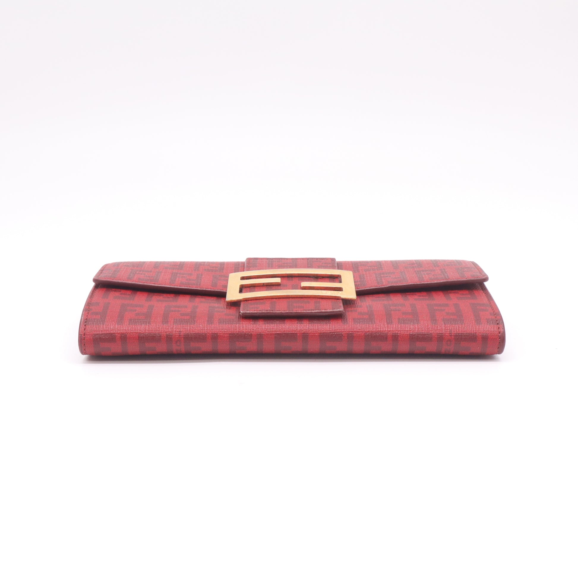 Fendi Zucchino Flap Continental Wallet W22209