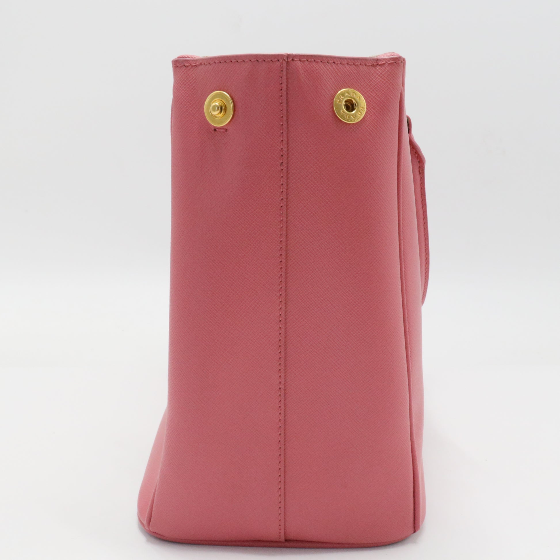 Double Zip Lux Tote Saffiano Leather Medium