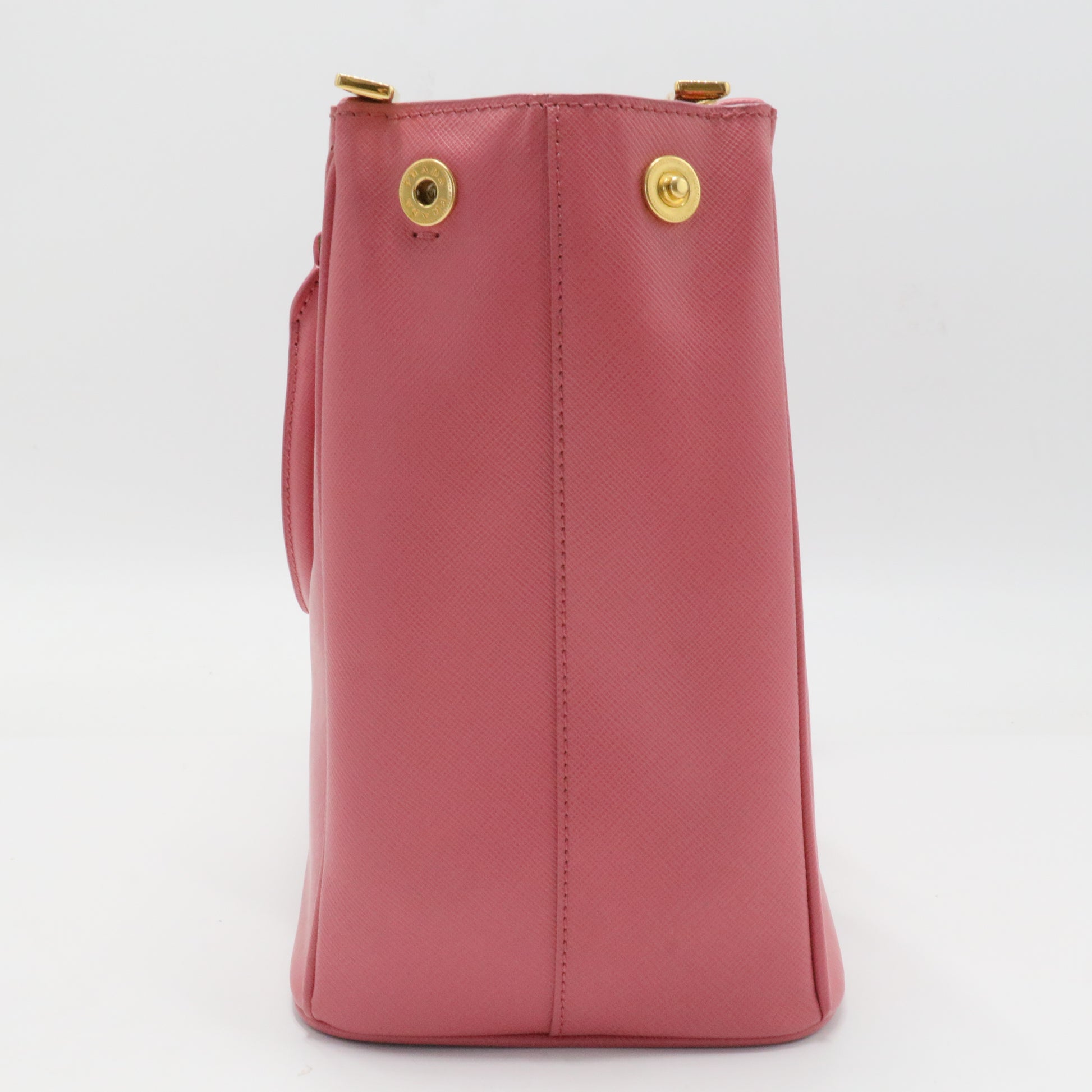 Double Zip Lux Tote Saffiano Leather Medium