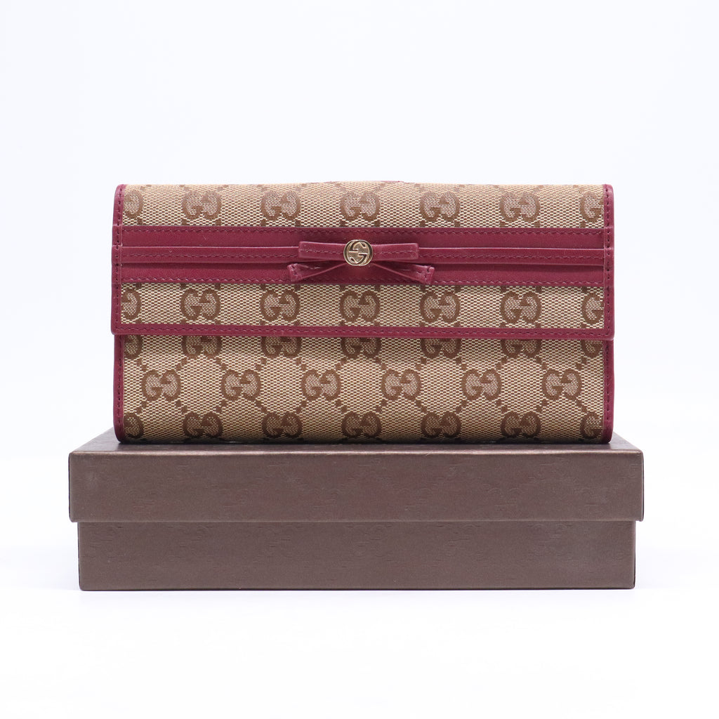 Gucci Mayfair GG Canvas Long Wallet W21073