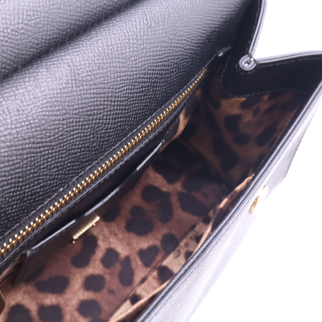 Dauphine Large Miss Sicily Satchel Black B24229