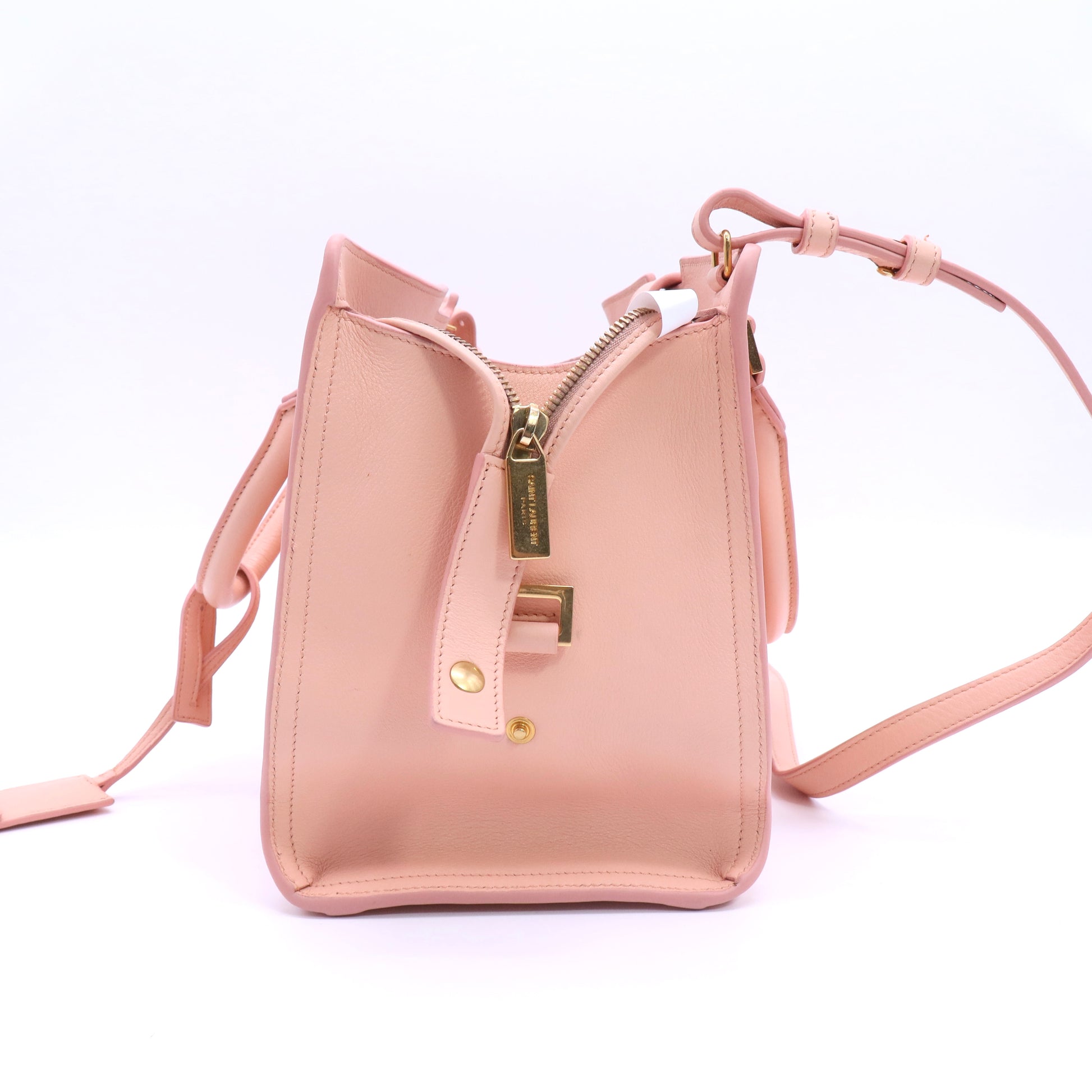 Calfskin Monogram Small Cabas Pale Blush twins