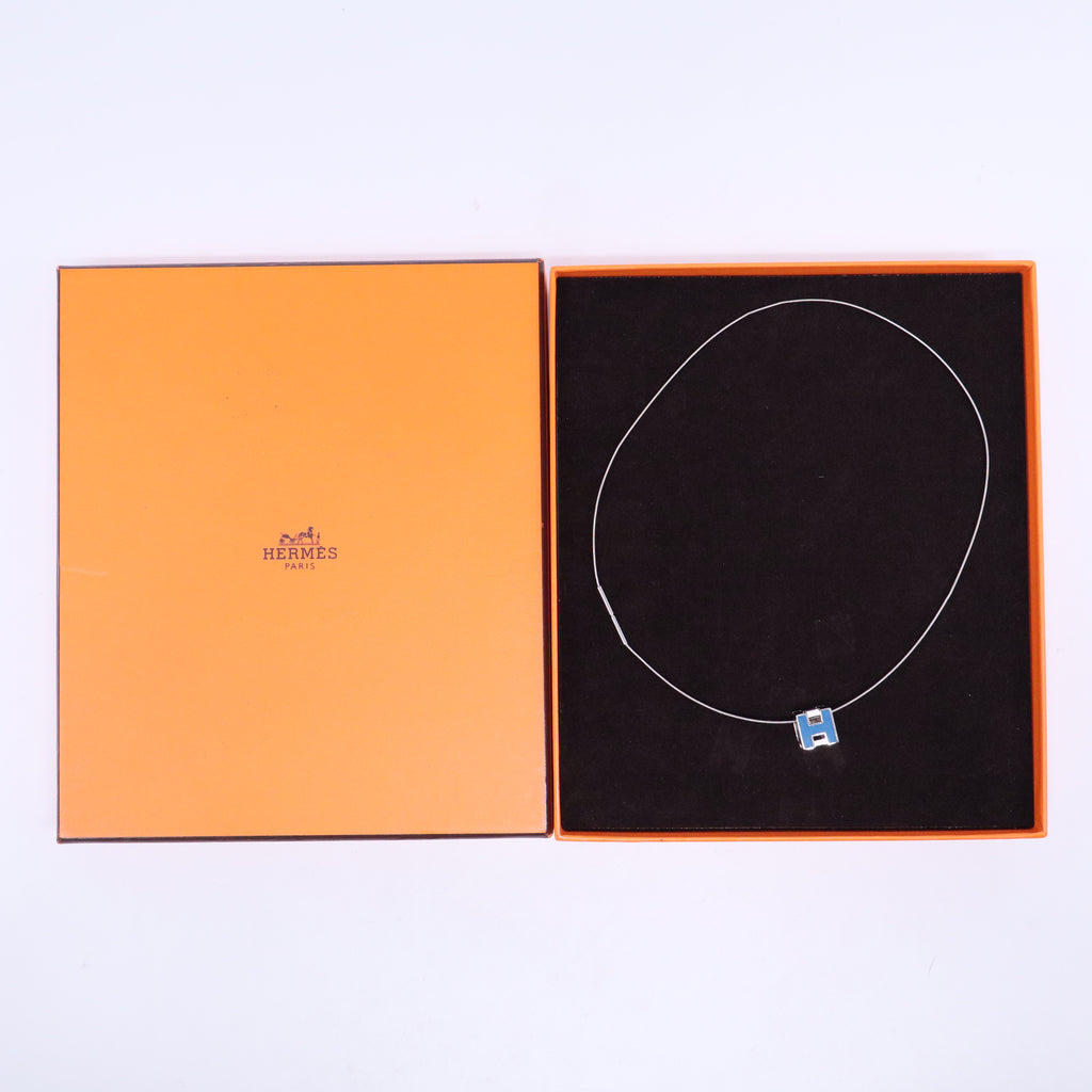 Pop H Cube Pendant Necklace W20485