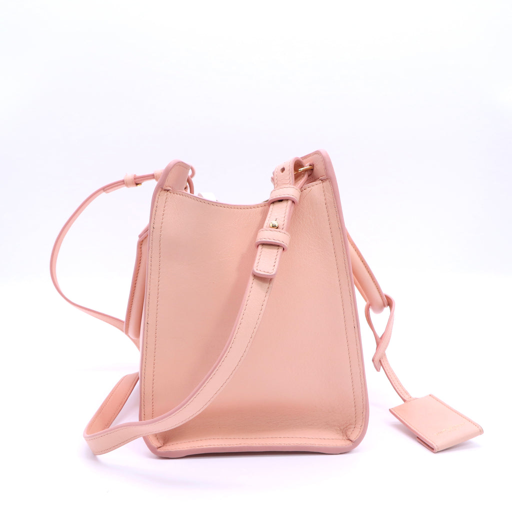 Calfskin Monogram Small Cabas Pale Blush twins