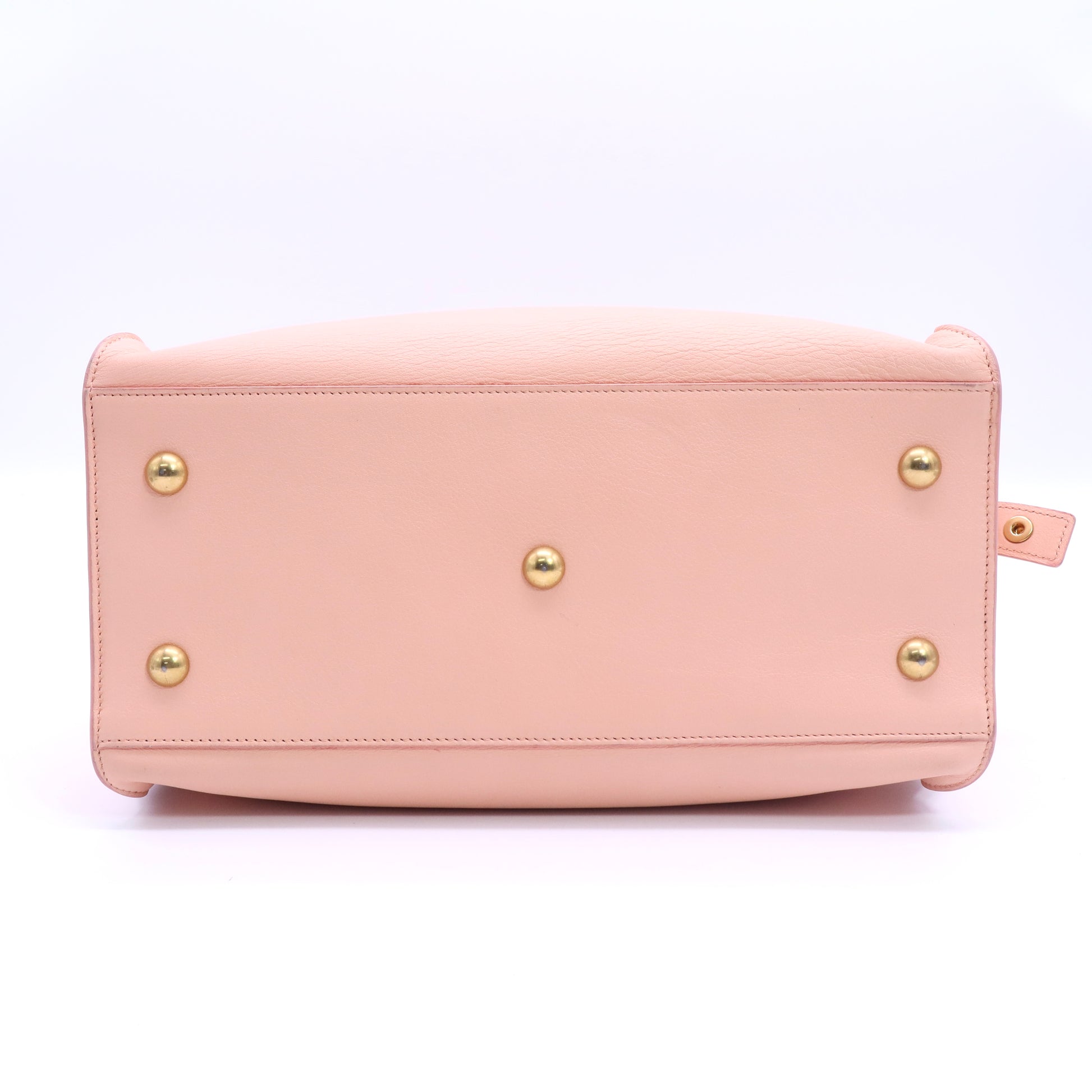 Calfskin Monogram Small Cabas Pale Blush twins