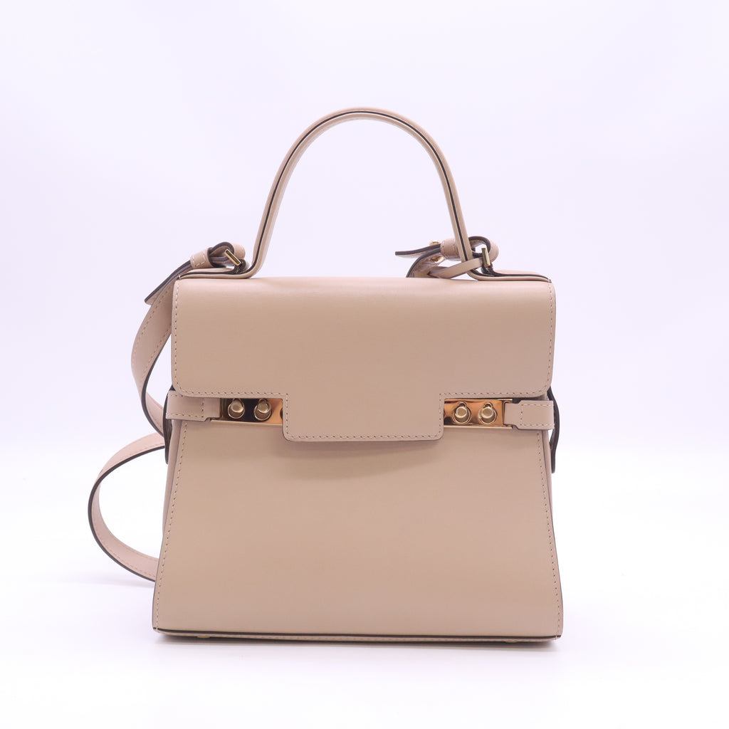 Delvaux Tempete PM Light Tan Twins B24519