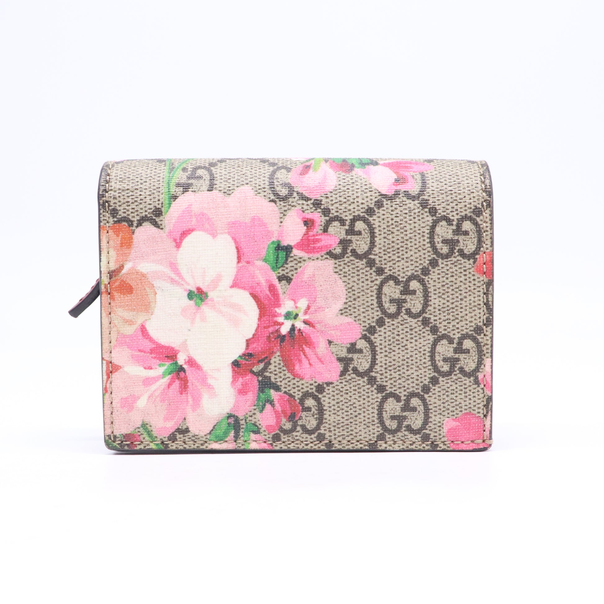 Gucci GG Blooms Supreme French Flap Wallet W21061