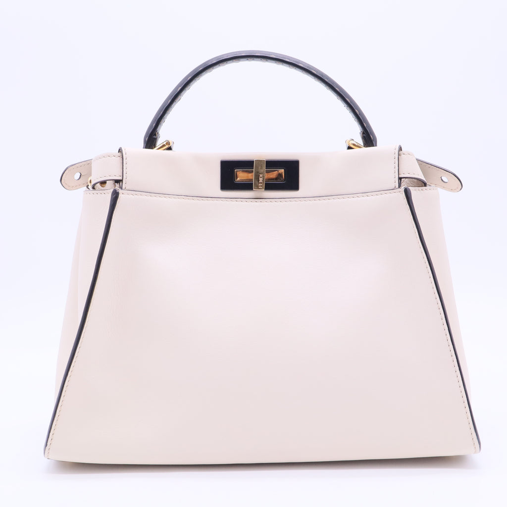 Peekaboo Bag Rigid Leather Regular B12135