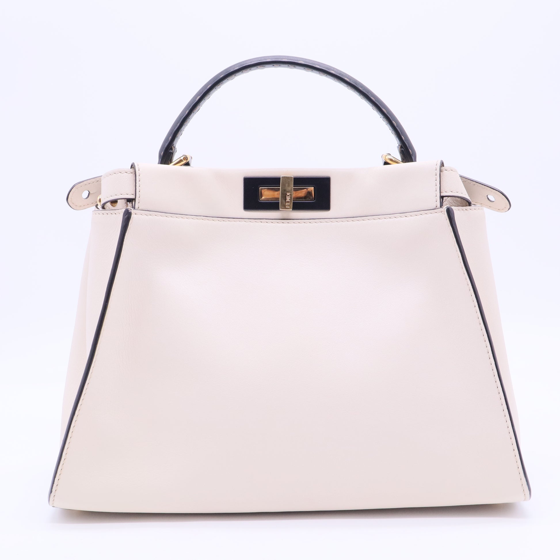 Peekaboo Bag Rigid Leather Regular B12135