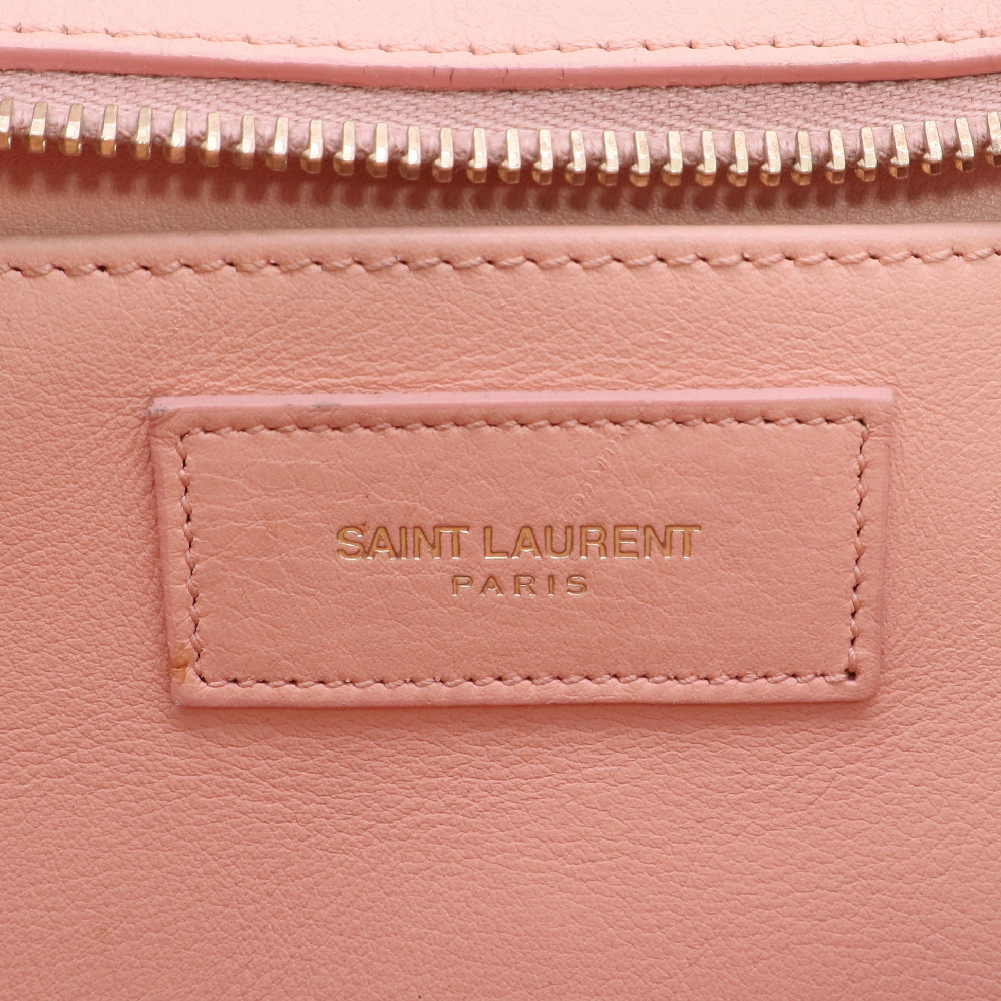 Calfskin Monogram Small Cabas Pale Blush twins