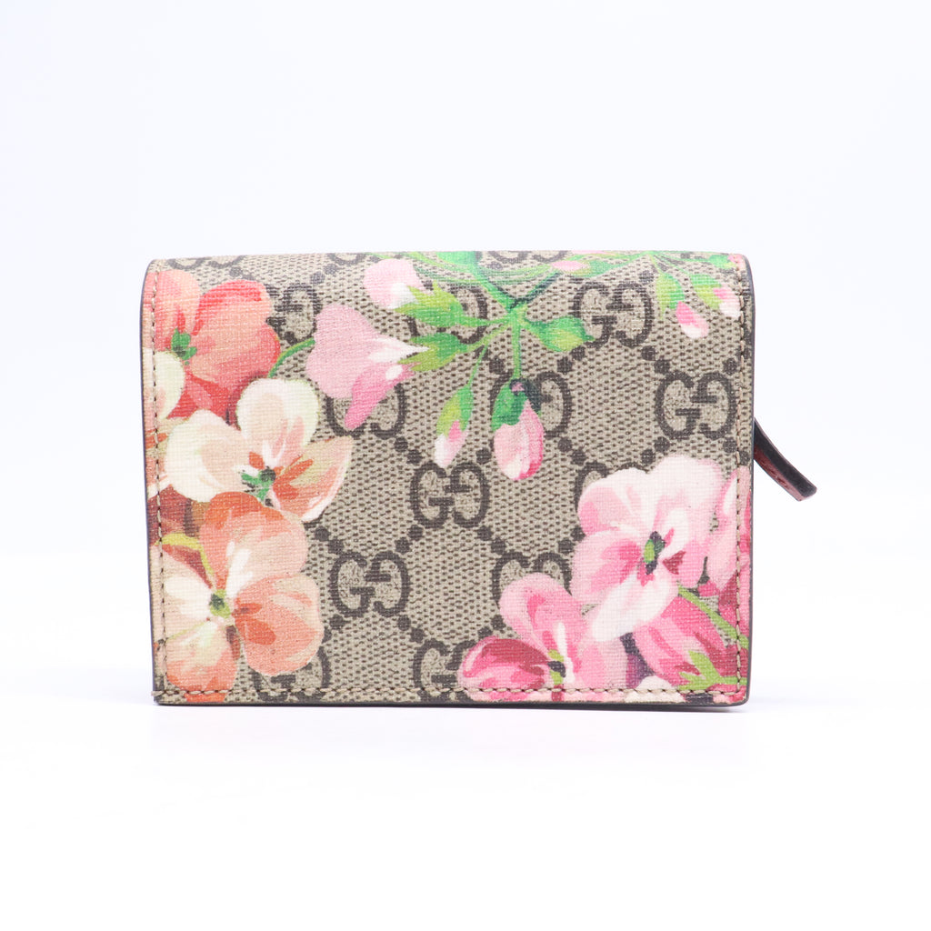 Gucci GG Blooms Supreme French Flap Wallet W21061
