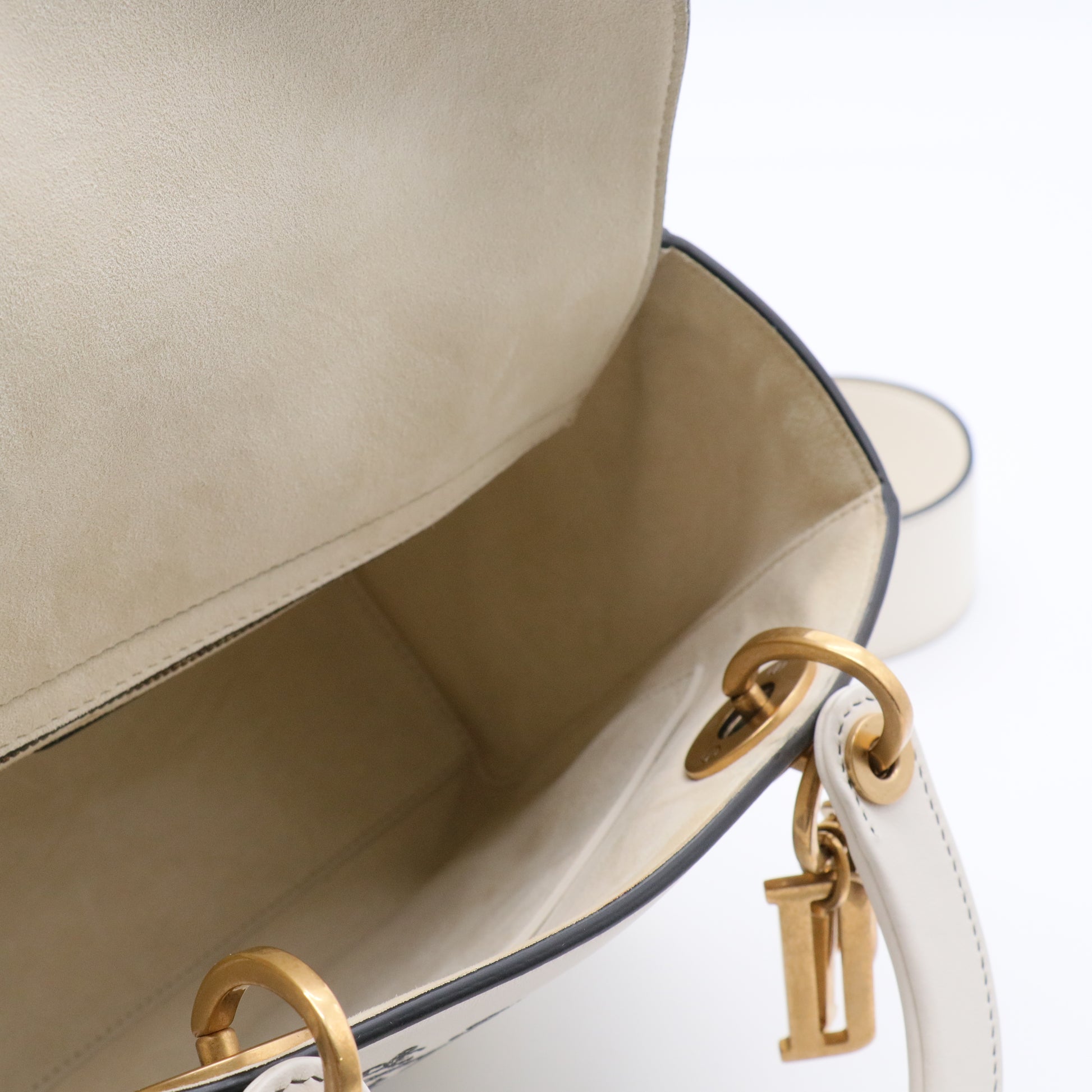 Leather Lady Dior Medium