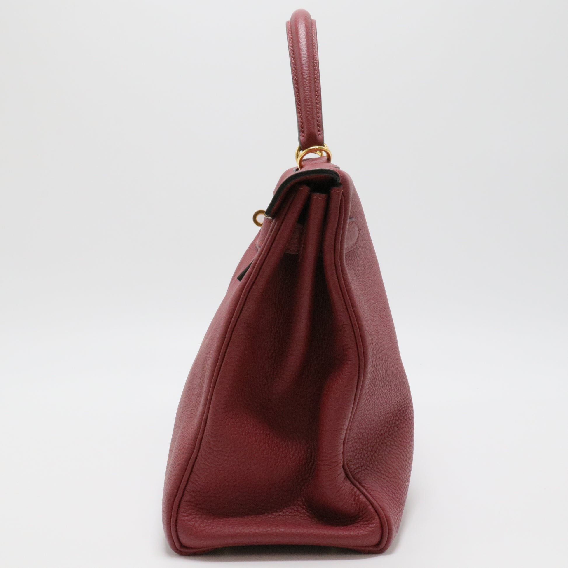 Kelly 32 Togo Leather Gold Hardware K1-Rouge Grenat