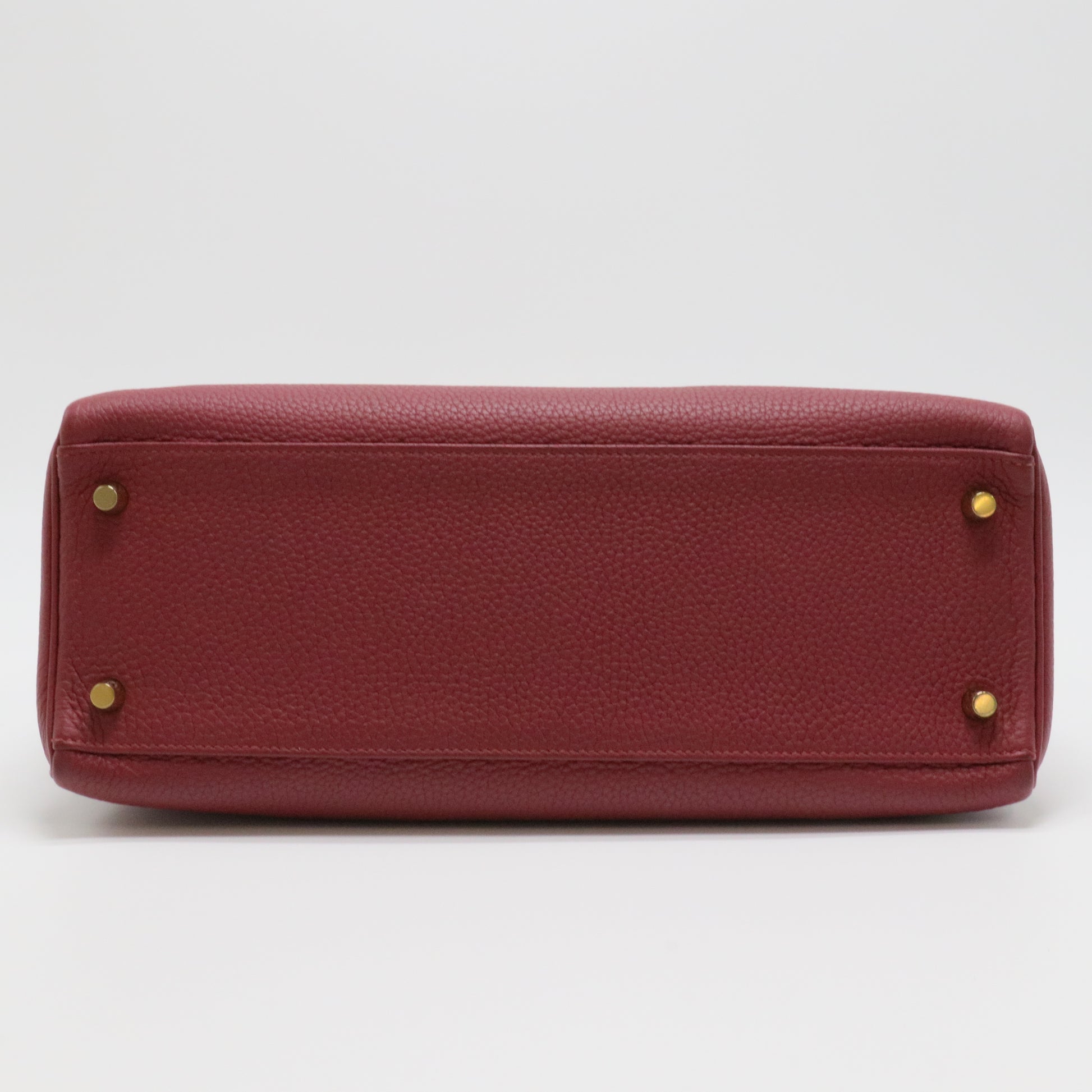 Kelly 32 Togo Leather Gold Hardware K1-Rouge Grenat
