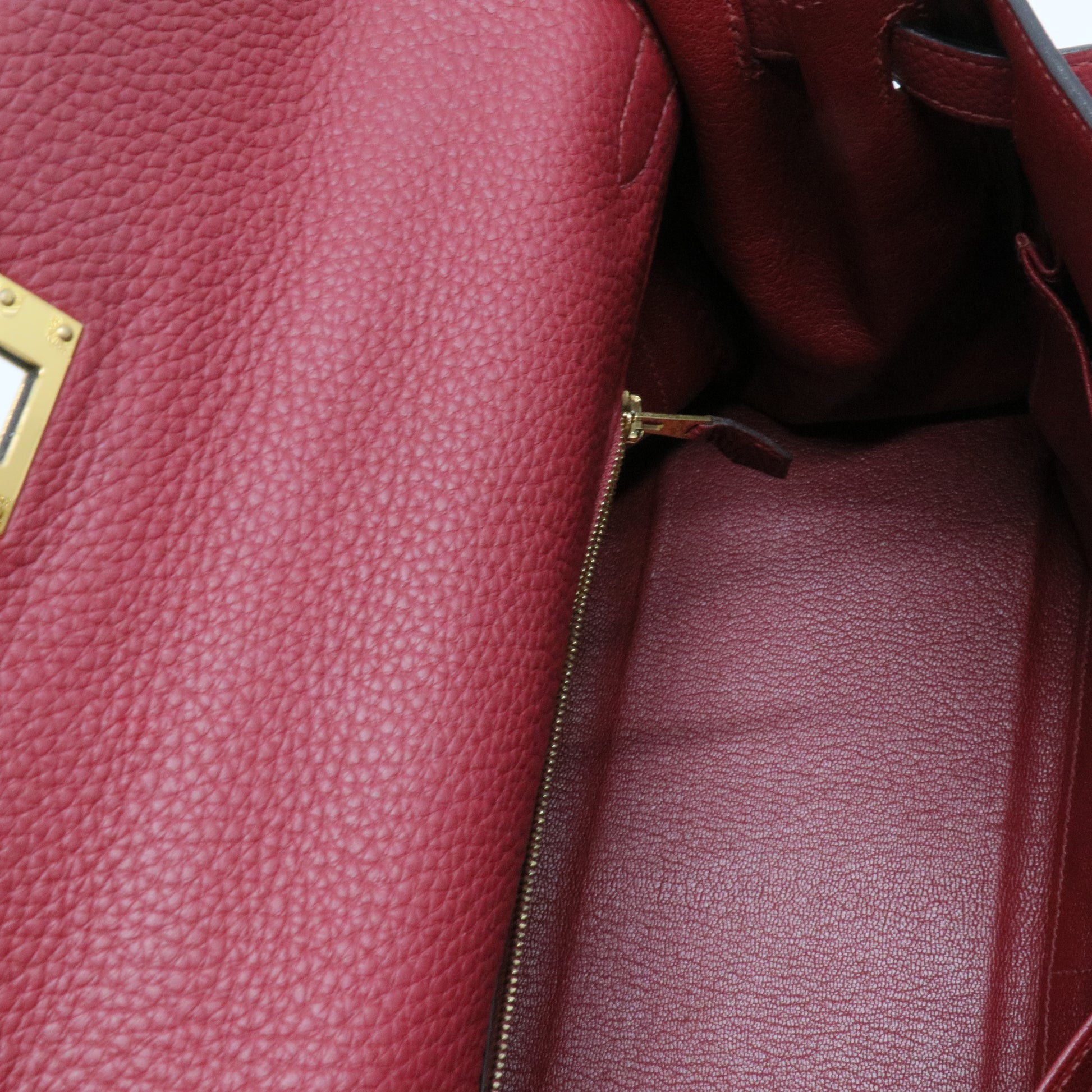Kelly 32 Togo Leather Gold Hardware K1-Rouge Grenat