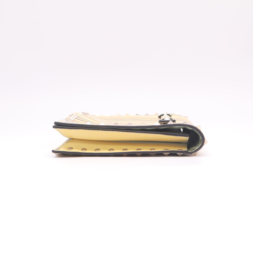 Valentino Garavani 1973 Native Couture Rockstud Flap Clutch W22122