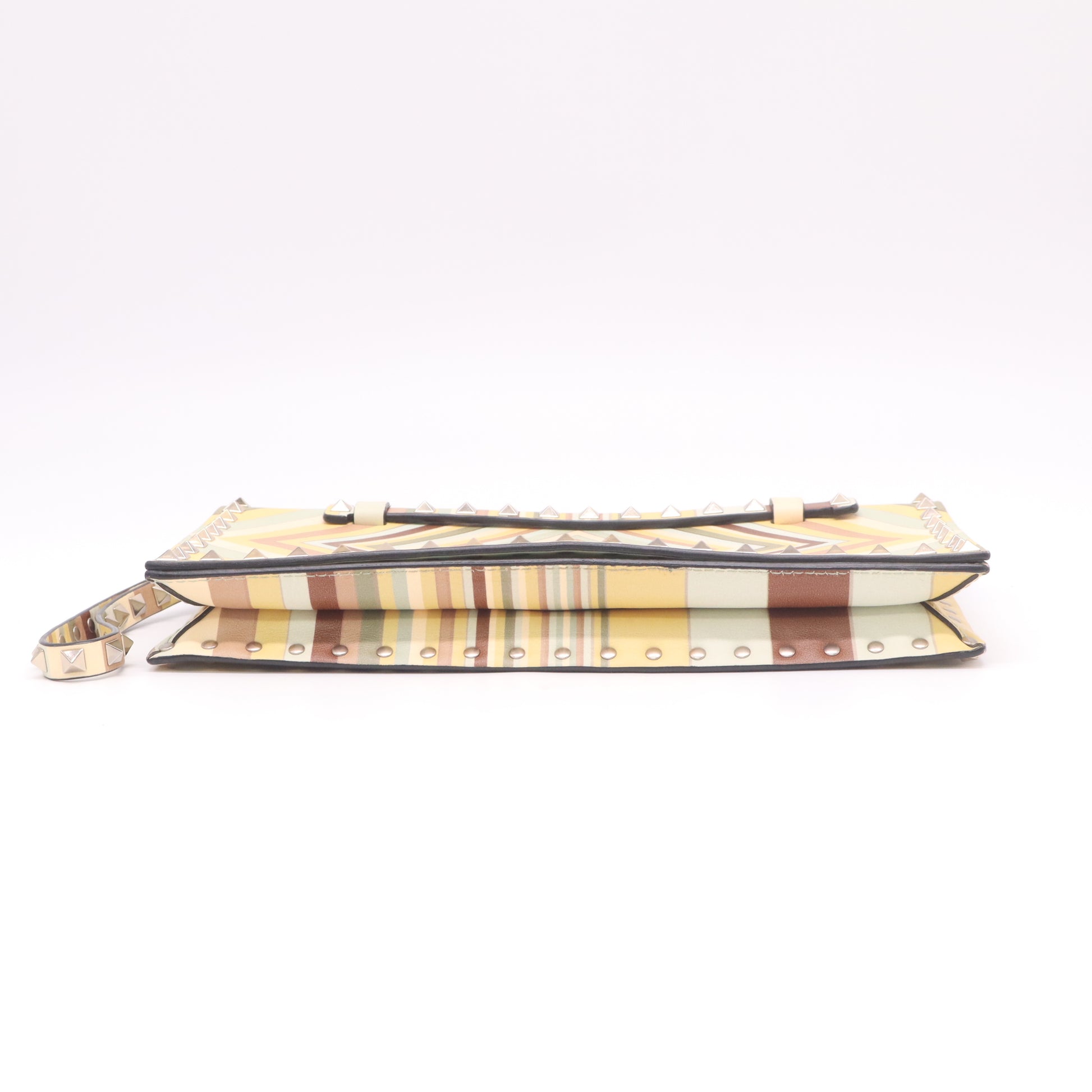 Valentino Garavani 1973 Native Couture Rockstud Flap Clutch W22122