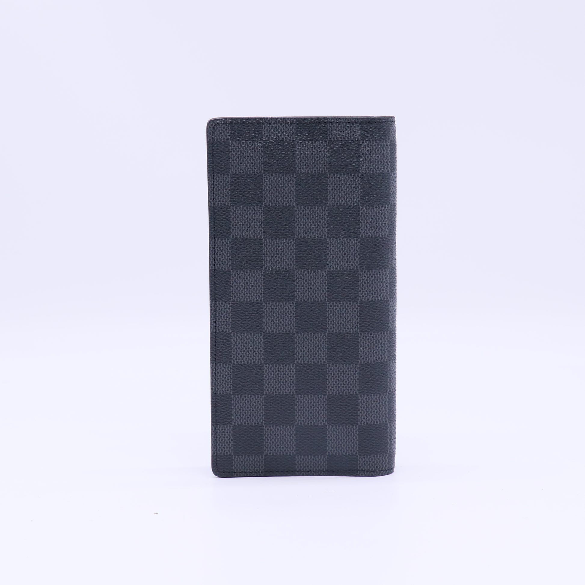Louis Vuitton Brazza Wallet Damier Graphite Black W22378