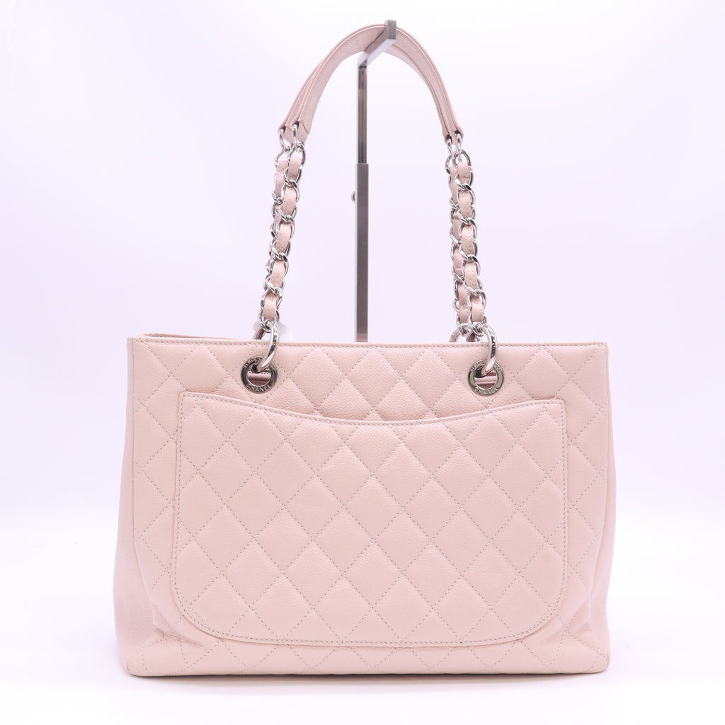 Caviar Quilted Grand Shopping Tote GST Light Pink B24604