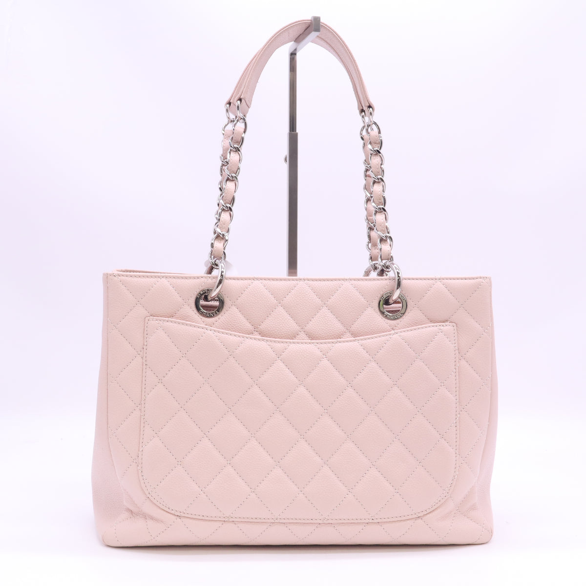 Caviar Quilted Grand Shopping Tote GST Light Pink B24604
