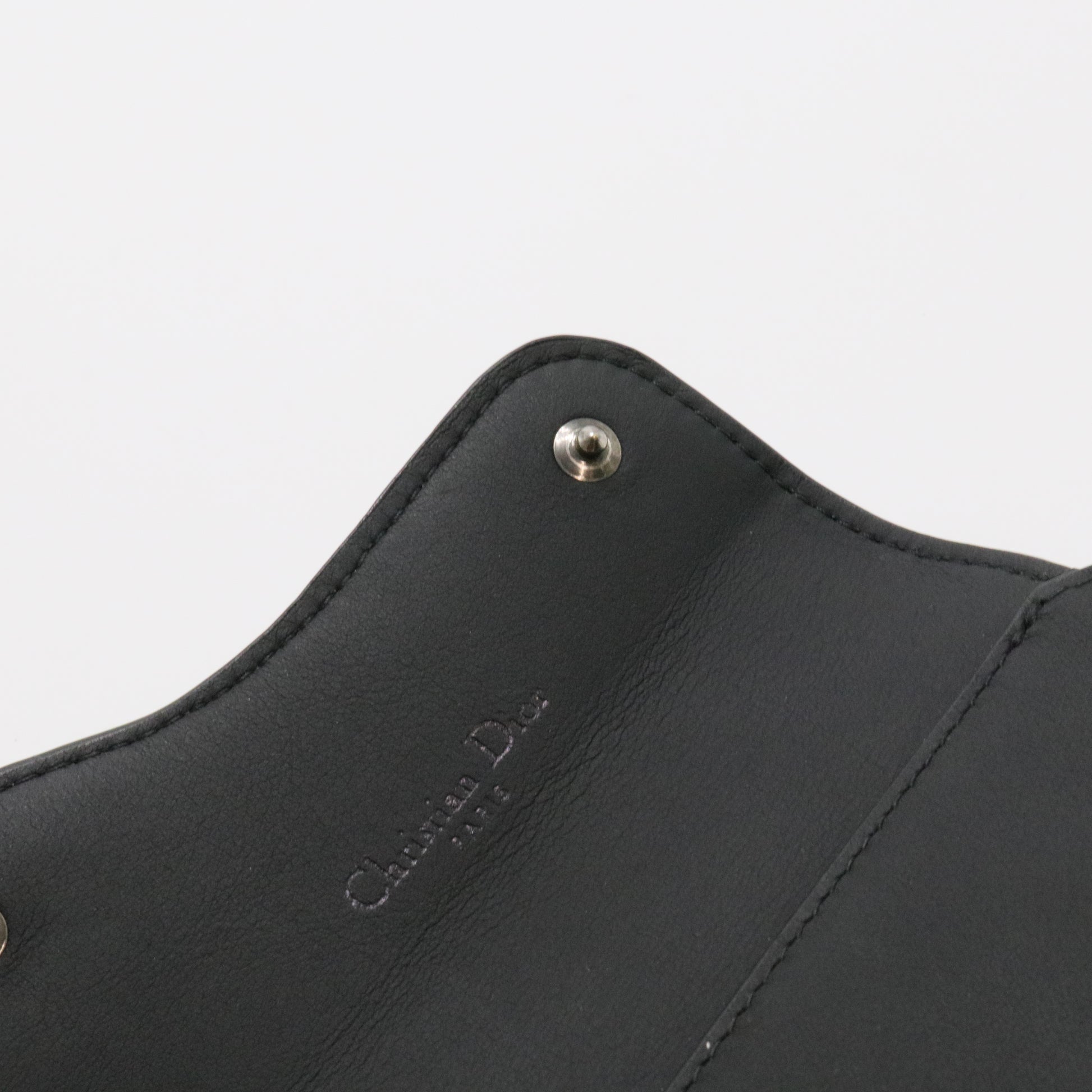 Ultra Matte Calfskin Saddle Card Holder