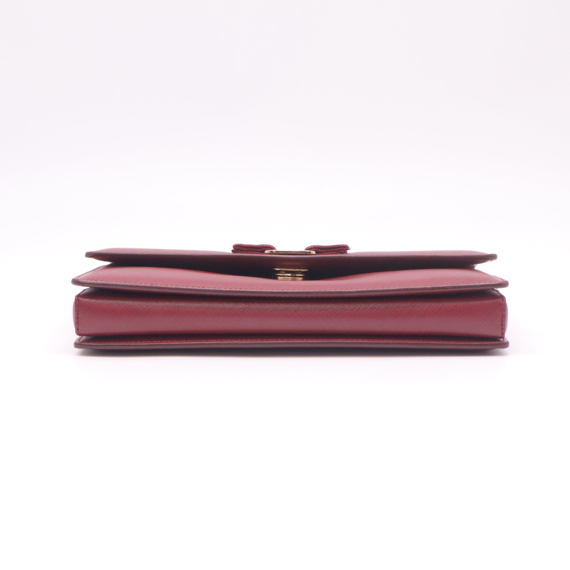 Salvatore Ferragamo Ginny Vara Bow Shoulder Bag B22636