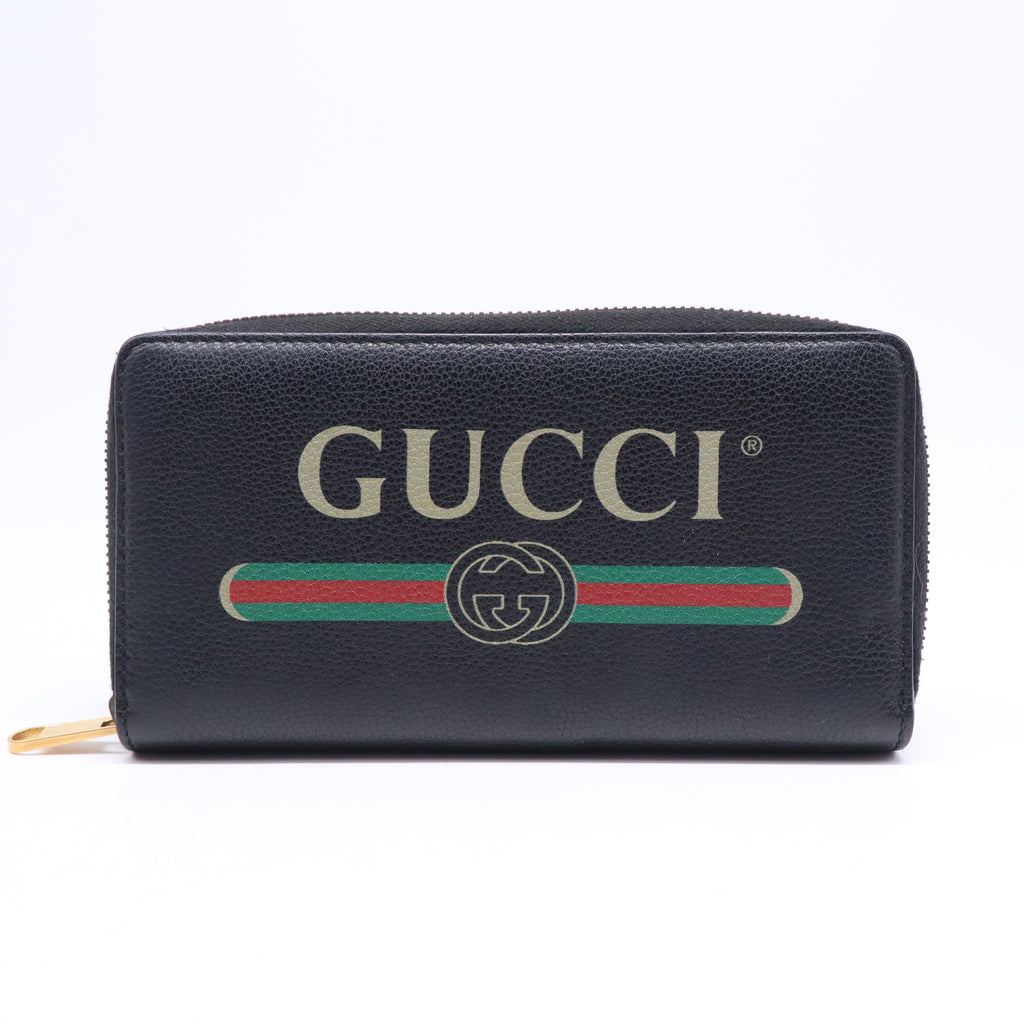 Gucci Print Zip Around Wallet W21058