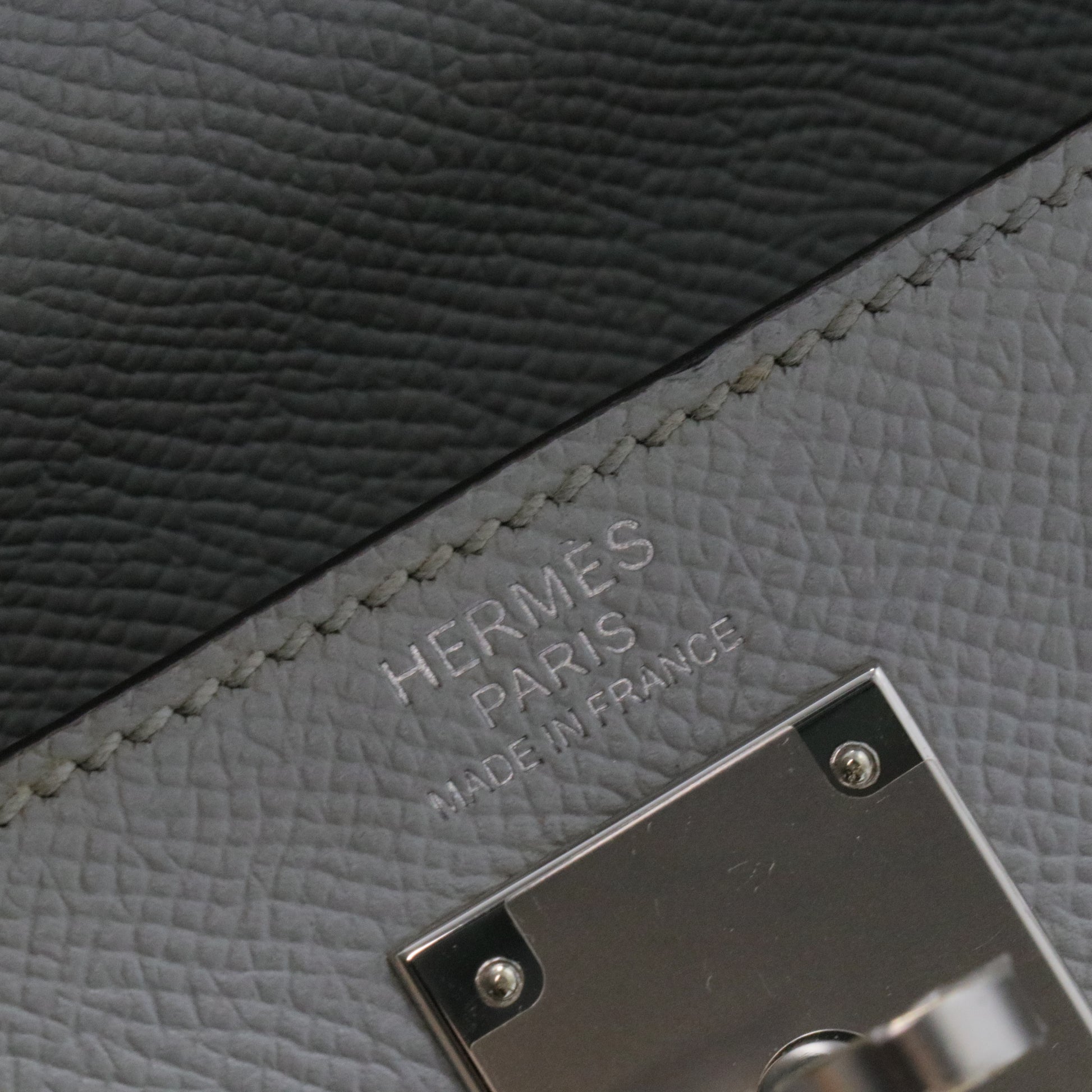 Kelly Sellier 32 Epsom Leather Palladium Hardware 8U-Bleu Glacier