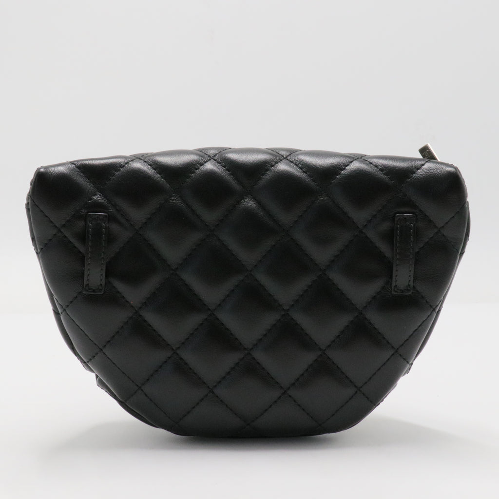 Lambskin Quilted Waist Belt Bag
