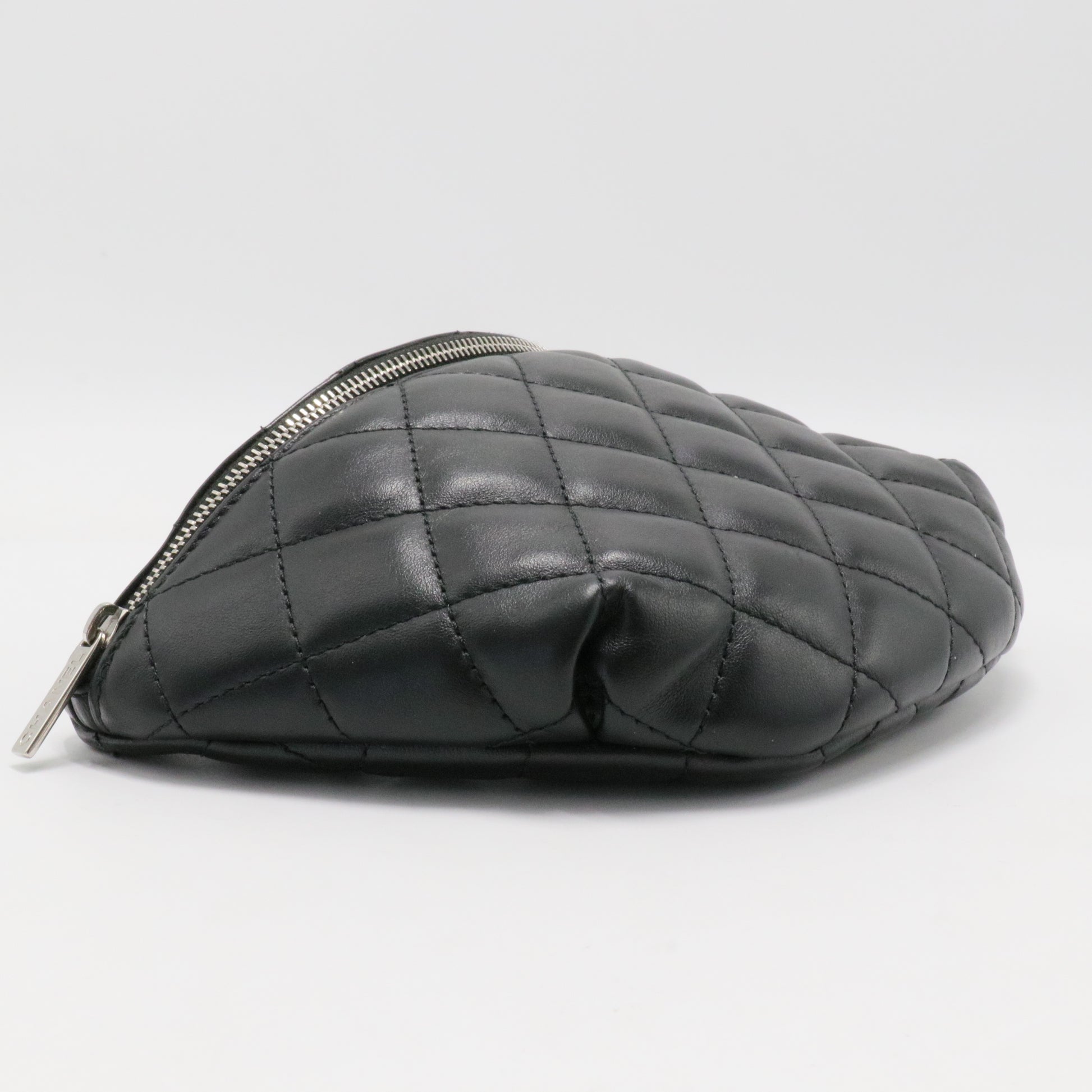 Lambskin Quilted Waist Belt Bag
