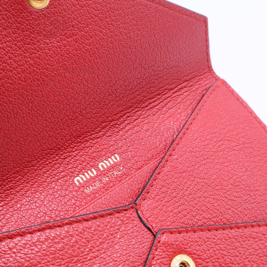 Madras Red Leather Joli Closet W20117