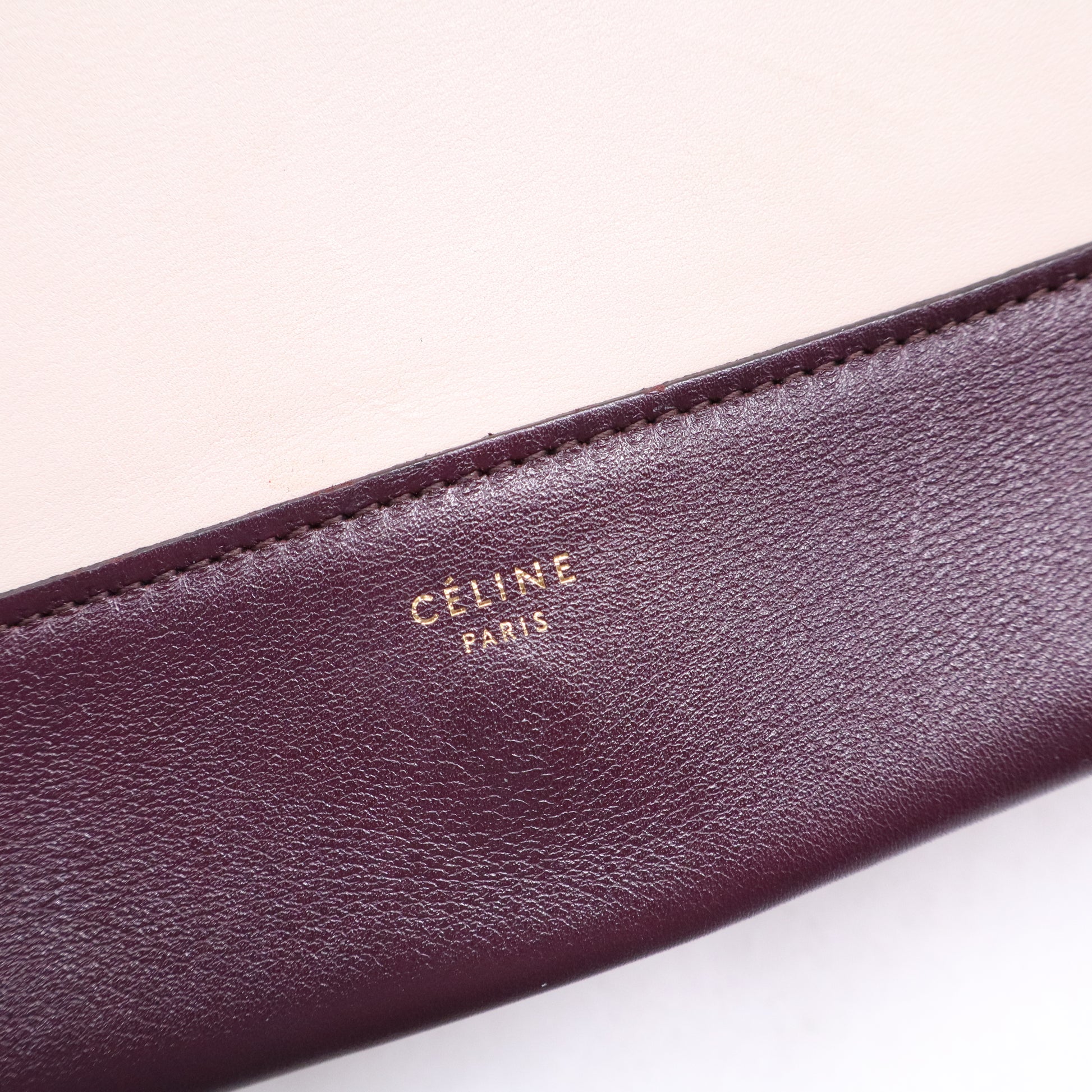Shiny Smooth Calfskin Medium Frame Shoulder Bag Velvet Desert B21624