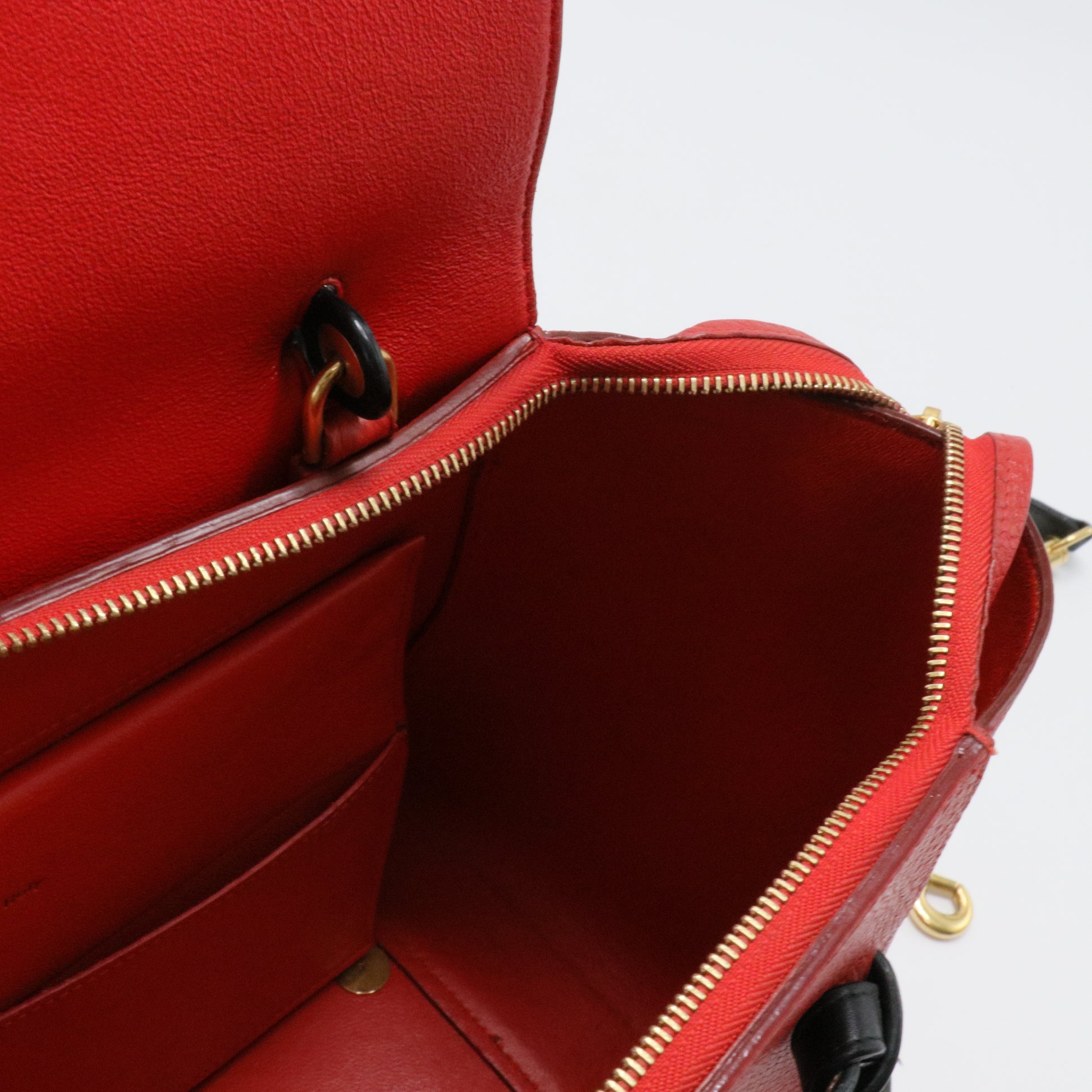 Tricolor Belt Bag Leather Mini