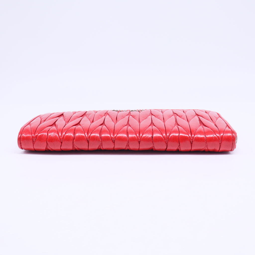 Matelassé Nappa Leather Continental Wallet W20534