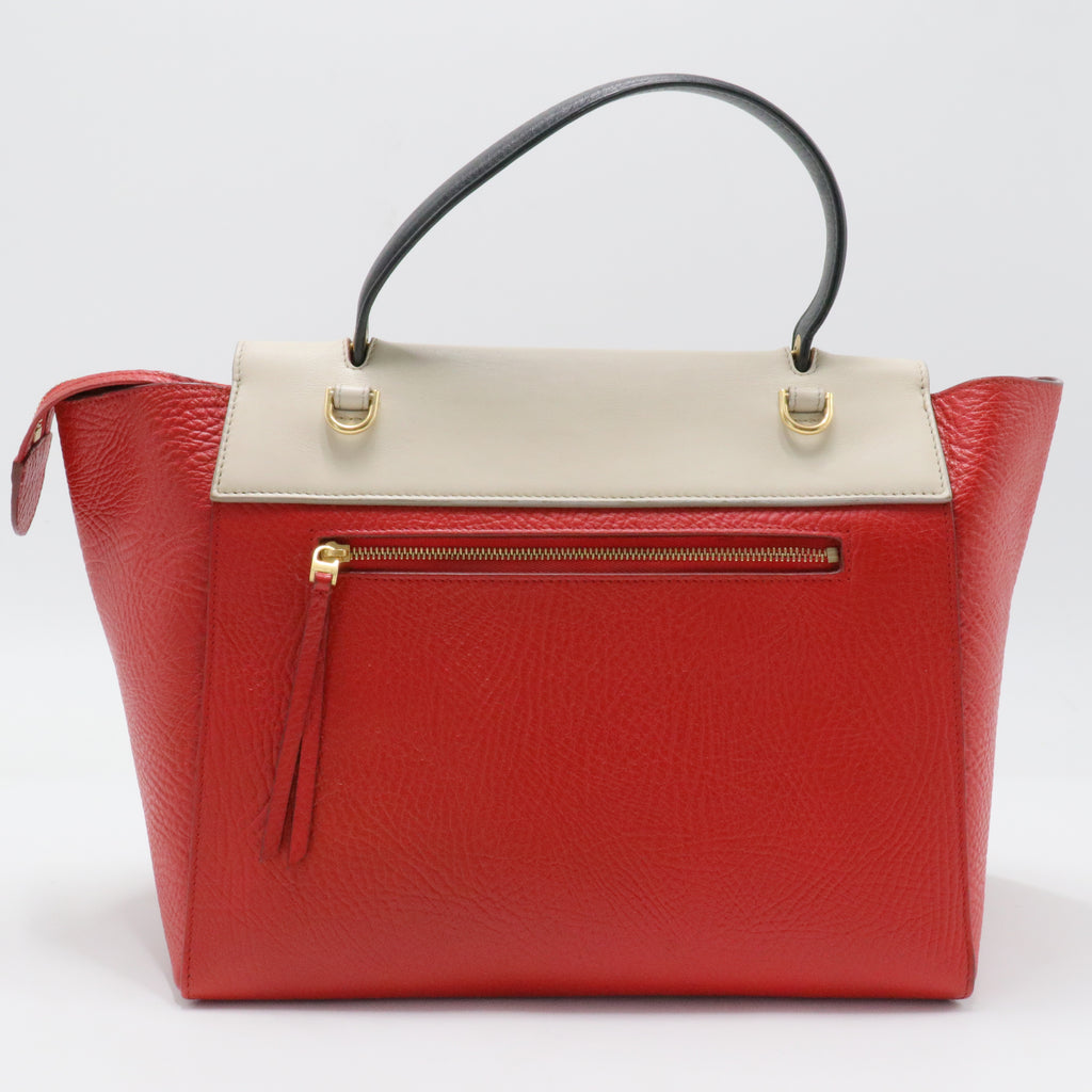 Tricolor Belt Bag Leather Mini