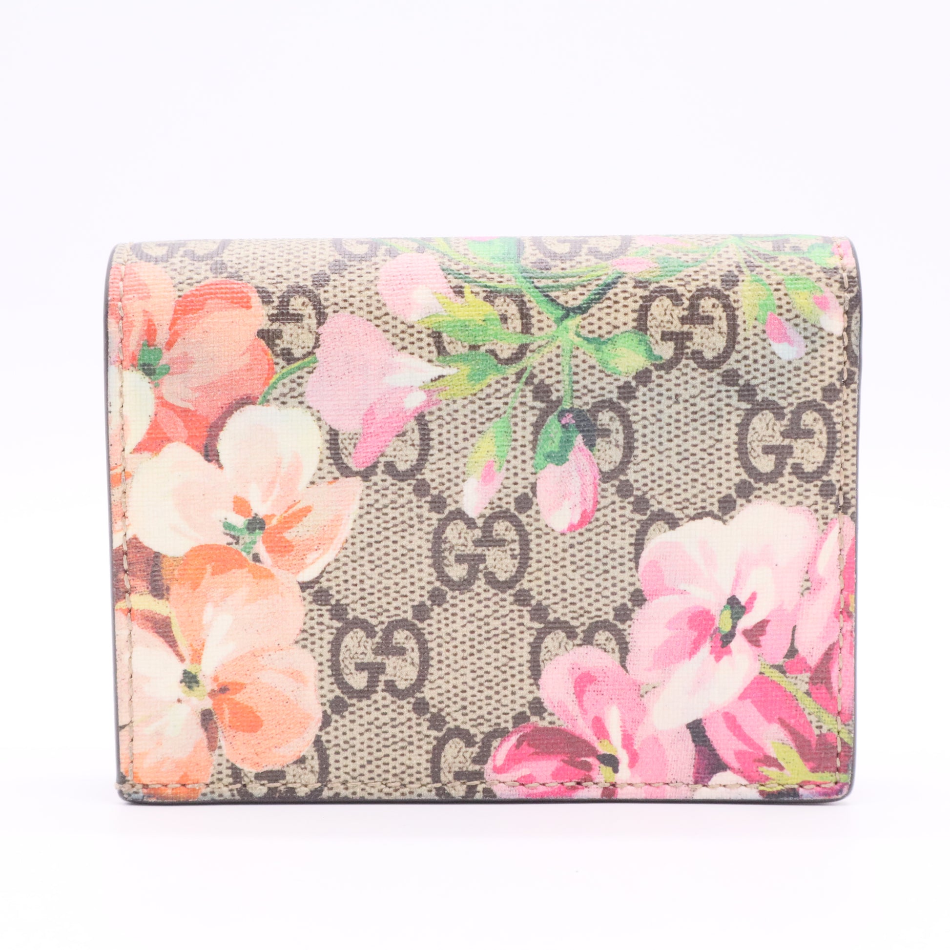 GG Supreme Canvas Blooms Card Case