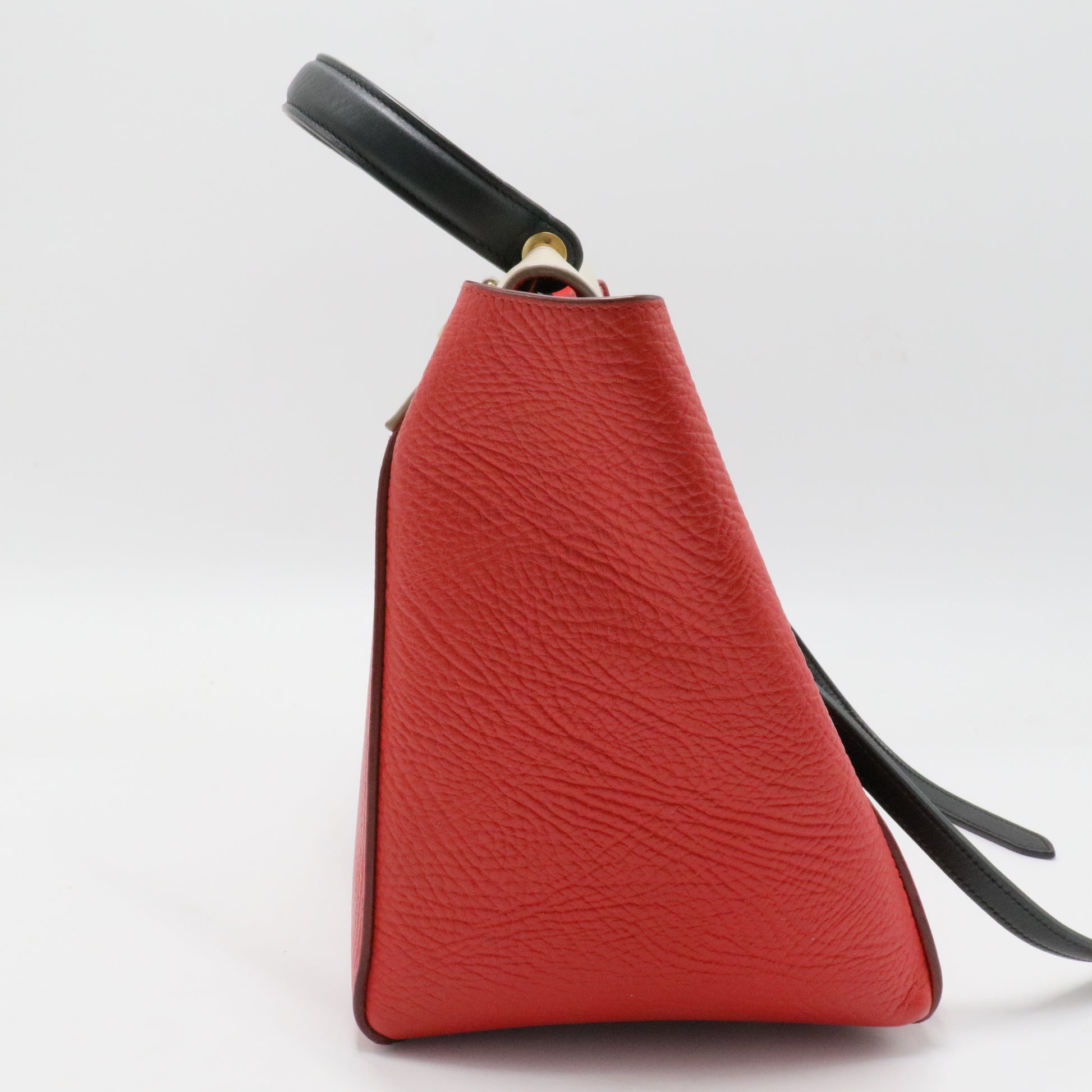 Tricolor Belt Bag Leather Mini