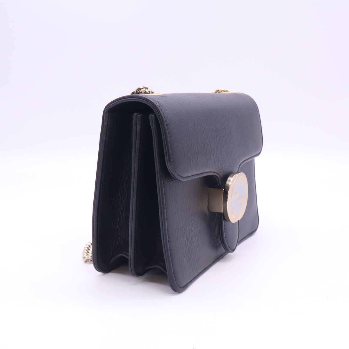 Gucci Dollar Calfskin Small Interlocking G Shoulder Bag B24400