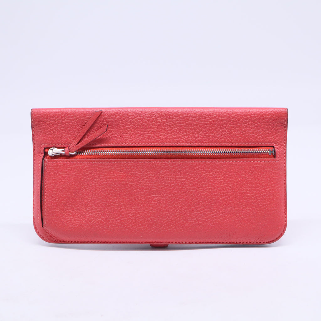 Red Clemence Dogon Long Wallet W20493
