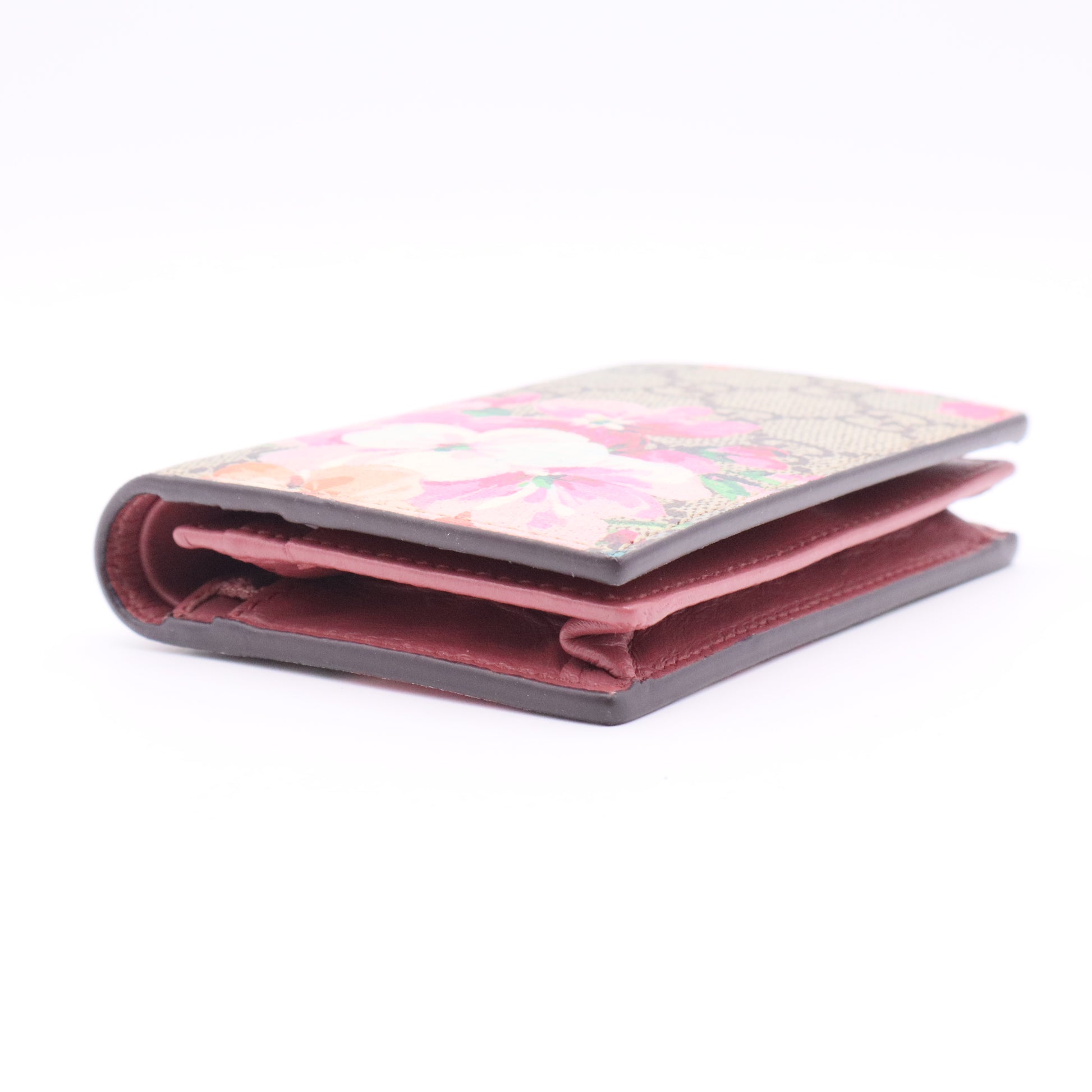 GG Supreme Canvas Blooms Card Case